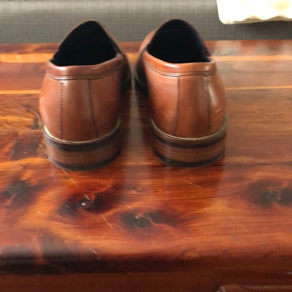 Men’s British tan Venetian style loafers - Picture 3 of 4